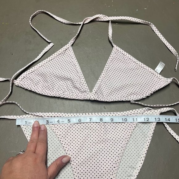 NWOT One Size Zebra Striped Bikini - Picture 6 of 8